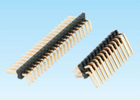 BAD 90° Art Neigung ISO9001 der elektrisches Kabel-Verbindungsstück-1.27mm konform