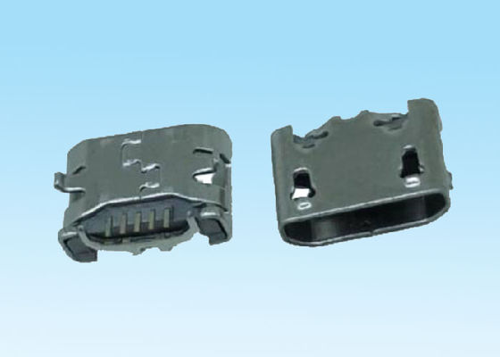 SMT-Art 5 gerade Seite Pin USB C Verbindungsstück-4.85mm mit Horn für intelligenten Verschluss