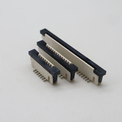 FPC-Konnektor 1.0 Pitch Vertikal Positiver Pin Stehende Paste 4~40Ppin Ausziehbarer FPC-Halter