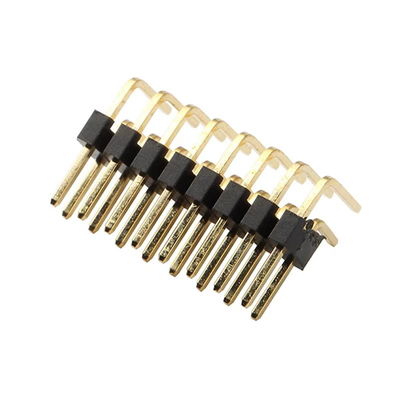 Pin-Header-Anschluss doppelte Reihe gekrümmte Nadel Reihe 2,54 Abstand Goldplattiert Wärmebeständiges PCB