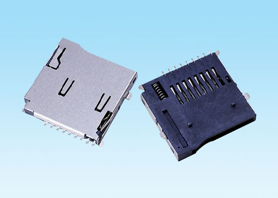 SMT 9 Verbindungsstück der t-Flash-Speicher-codierten Karte Pin-Stoß-Art Doppelt-Schrapnell-externes Schweißen