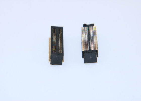 4.0mm H 2*25 Stifte 0,5 Millimeter-Neigungs-Verbindungsstück, weibliche PWB-Leiterplatten-Verbinder 5001-BTB0540-50F